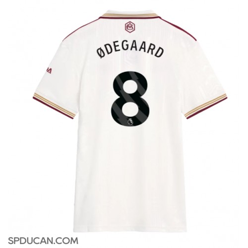 Zenski Nogometni Dres Arsenal Martin Odegaard #8 Rezervni 2025-26 Kratak Rukav